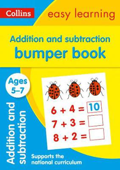 Picture of Addition and Subtraction Bumper Book Ages 5-7: Ideal for home learning (Collins Easy Learning KS1)
