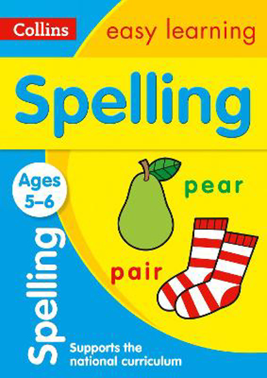 Picture of Spelling Ages 5-6: Ideal for home learning (Collins Easy Learning KS1)