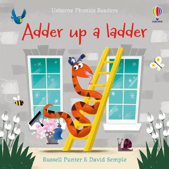 Picture of Adder up a ladder