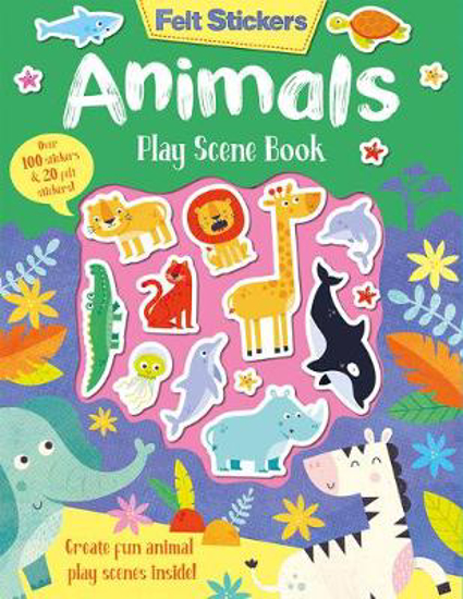 Picture of Felt Stickers Animals Play Scene Book