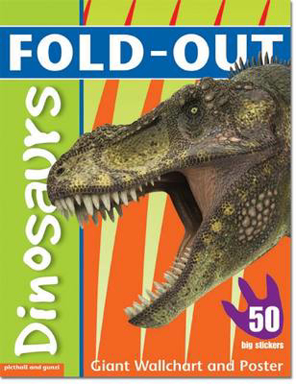 Picture of Fold-Out Poster Sticker Book: Dinosaurs