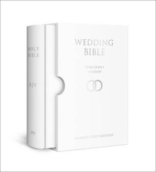 Picture of HOLY BIBLE: King James Version (KJV) White Compact Wedding Edition