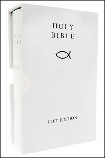 Picture of HOLY BIBLE: King James Version (KJV) White Compact Gift Edition