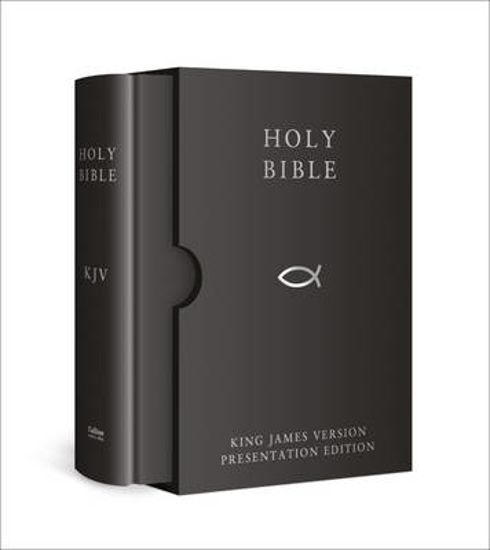 Picture of HOLY BIBLE: King James Version (KJV) Black Presentation Edition