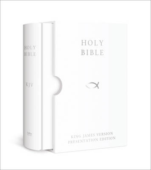 Picture of HOLY BIBLE: King James Version (KJV) White Presentation Edition