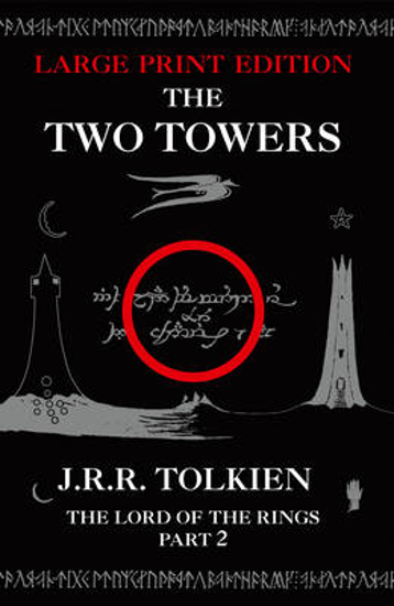 Picture of The Two Towers Large Print Edition