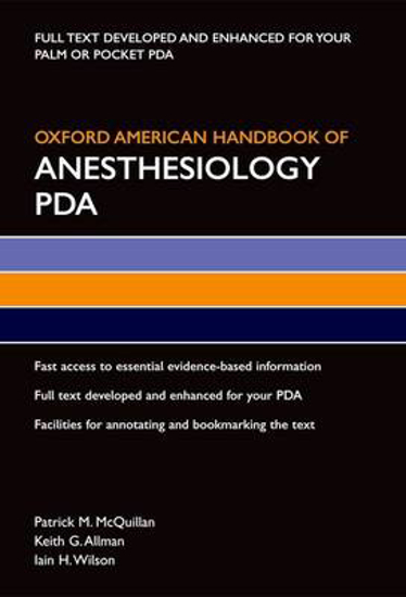 Picture of Oxford American Handbook of Anesthesiology PDA
