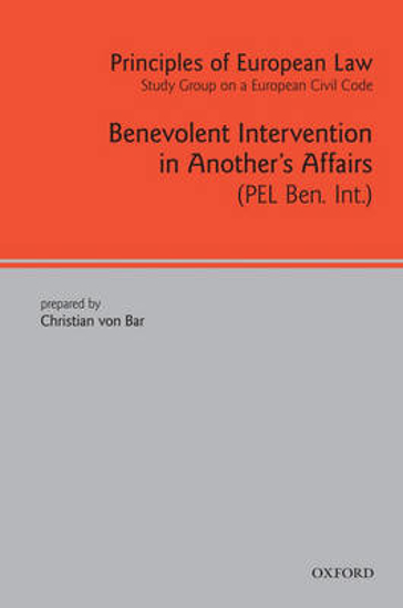 Picture of Principles of European Law: Benevolent Intervention in Another's Affairs