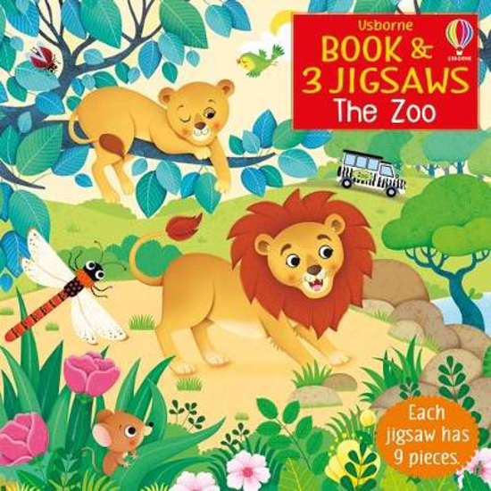 Picture of Usborne Book and 3 Jigsaws: The Zoo