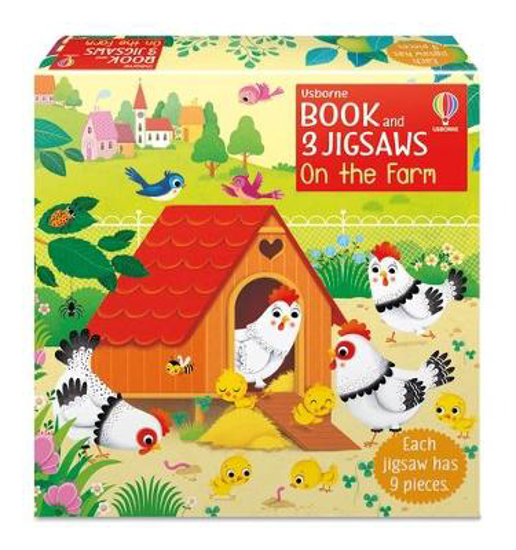 Picture of Usborne Book and 3 Jigsaws: On the Farm