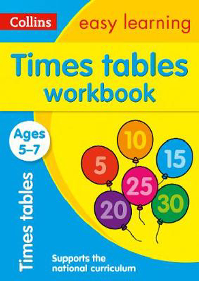 Picture of Times Tables Workbook Ages 5-7: Ideal for home learning (Collins Easy Learning KS1)