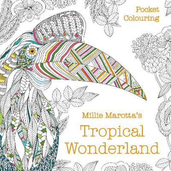 Picture of Millie Marotta's Tropical Wonderland Pocket Colouring