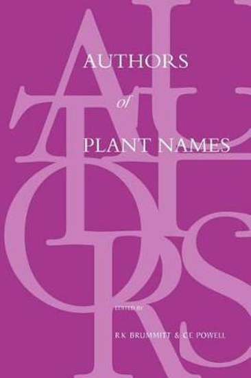 Picture of Authors of Plant Names