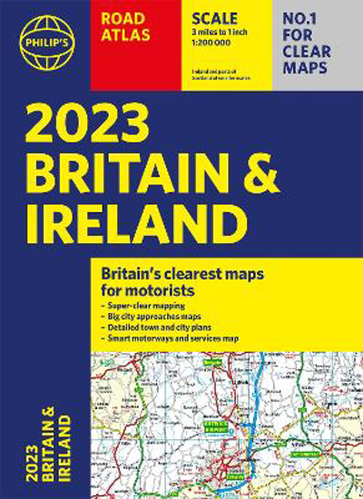 Picture of 2023 Philip's Road Atlas Britain and Ireland: (A4 Paperback)