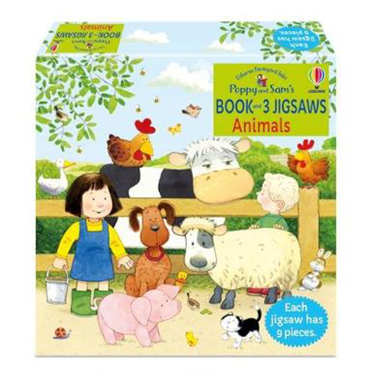 Picture of Poppy and Sam's Book and 3 Jigsaws: Animals