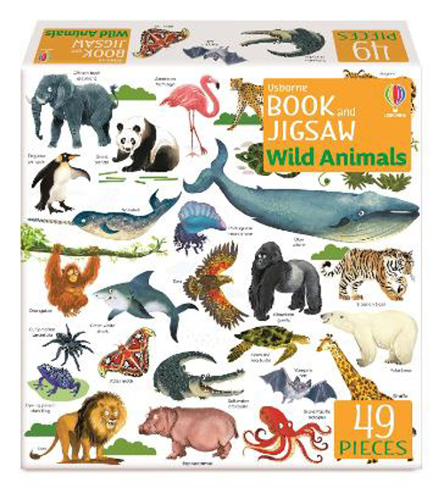 Picture of Usborne Book And Jigsaw Wild Animals