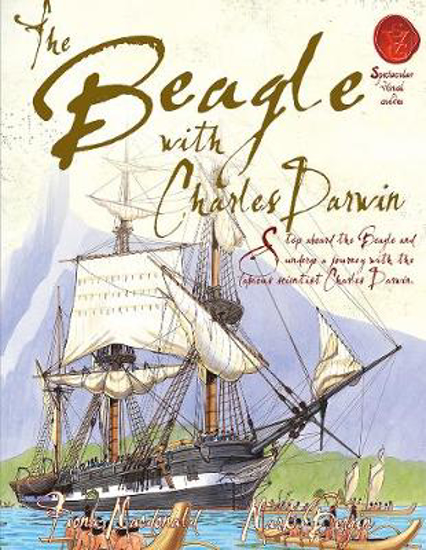 Picture of The Beagle With Charles Darwin