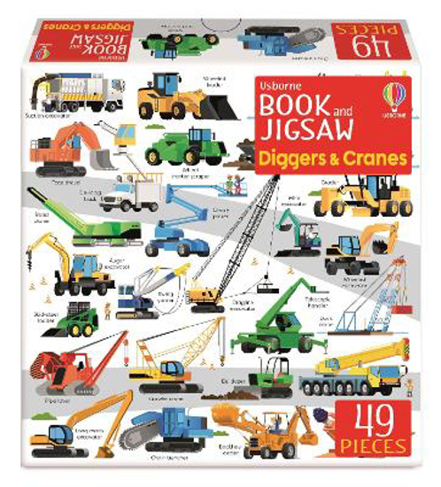 Picture of Book And Jigsaw: Diggers And Cranes Pack