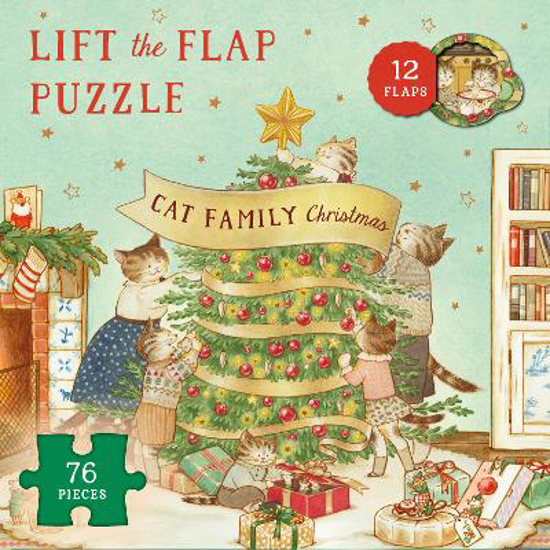 Picture of Cat Family Christmas Lift-the-Flap Puzzle