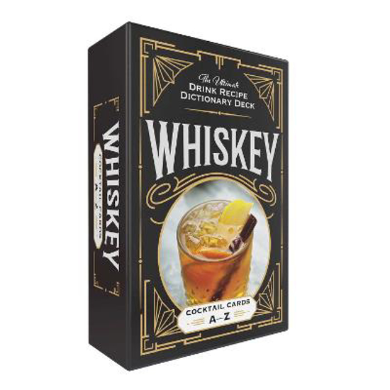 Picture of Whiskey Cocktail Cards A-z: The Ultimate Drink Recipe Dictionary Deck Pack