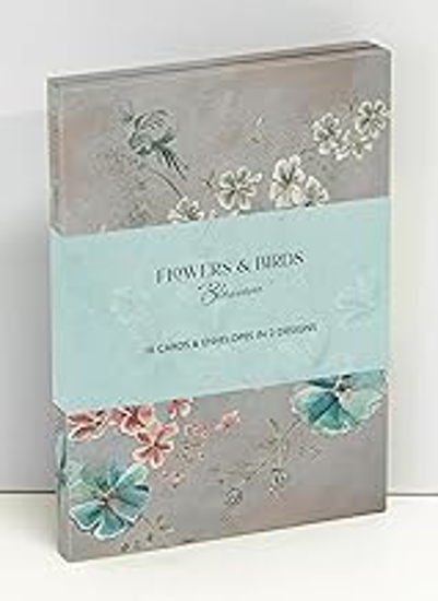 Picture of Flowers & Birds Blossom Wallet Notecards